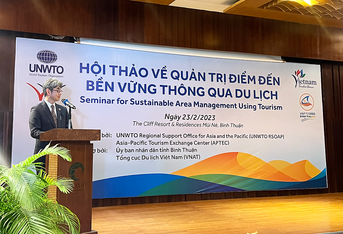 Tổng cục Du lịch phối hợp tổ chức hội thảo Quản trị điểm đến bền vững thông qua du lịch ở Bình Thuận