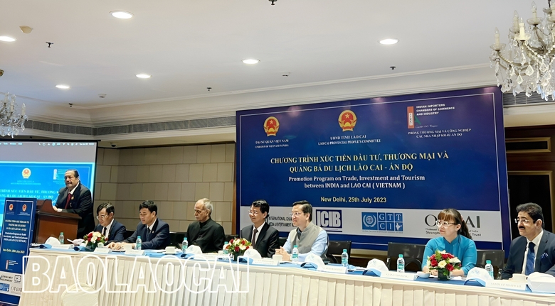 Khai mạc Hội nghị xúc tiến đầu tư thương mại và quảng bá du lịch Lào Cai - Ấn Độ