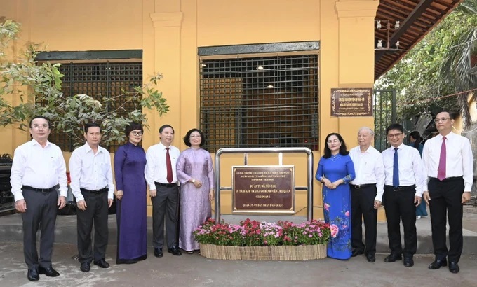 Hoàn thành giai đoạn 1 công trình tu bổ, tôn tạo di tích Khu trại giam Bệnh viện Chợ Quán - TP. Hồ Chí Minh