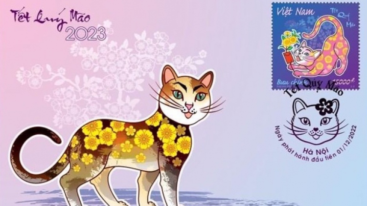 Year of Cat stamp collection released ahead of Lunar New Year