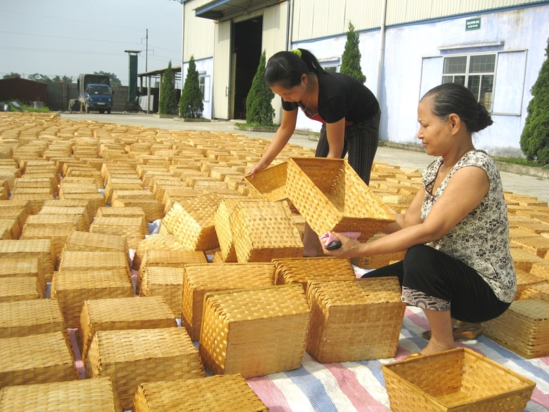 Bamboo and rattan weaving village in Phu Tuc (Ha Noi) recognized as tourist destination