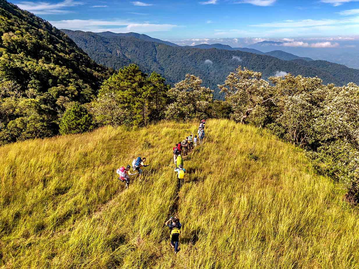 Trekking to Lomburr Peak in Lam Dong