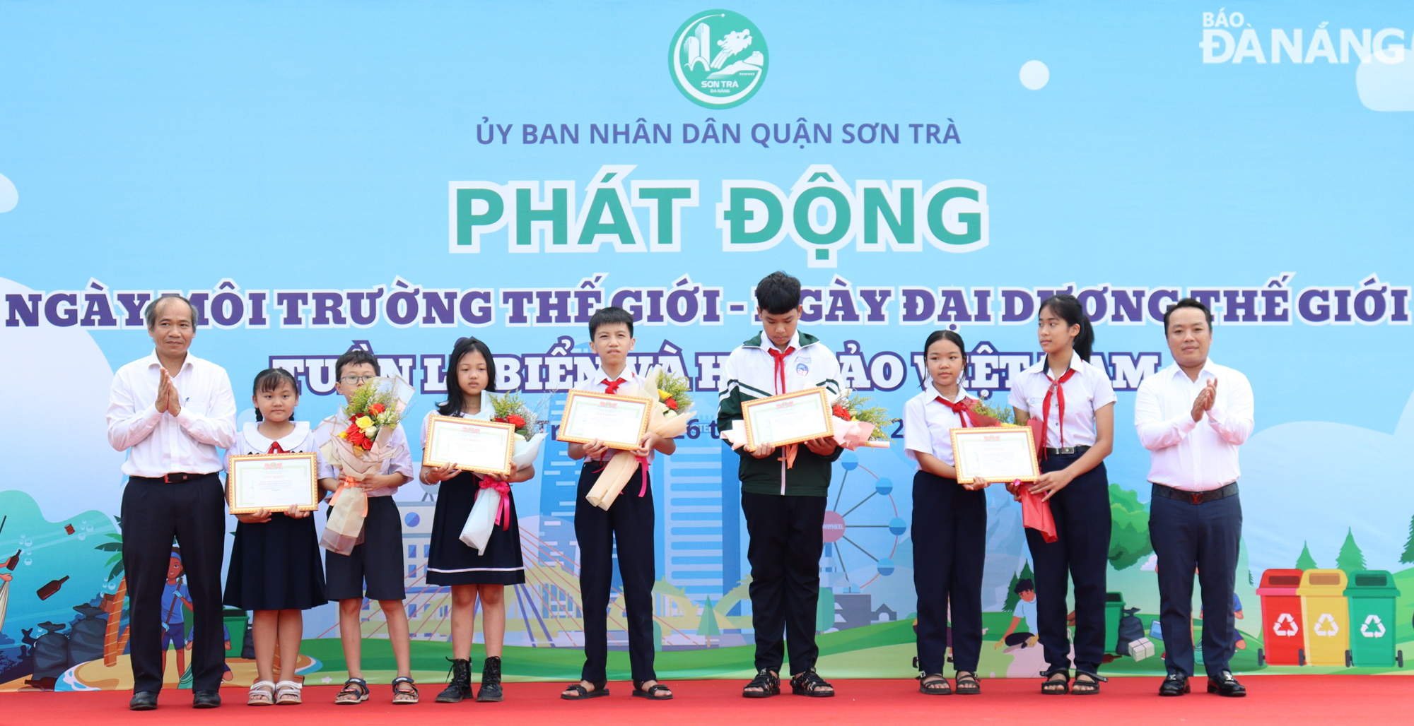 Da Nang's Son Tra District responds to World Environment Day, World Ocean Day and Viet Nam Sea and Island Week 2024