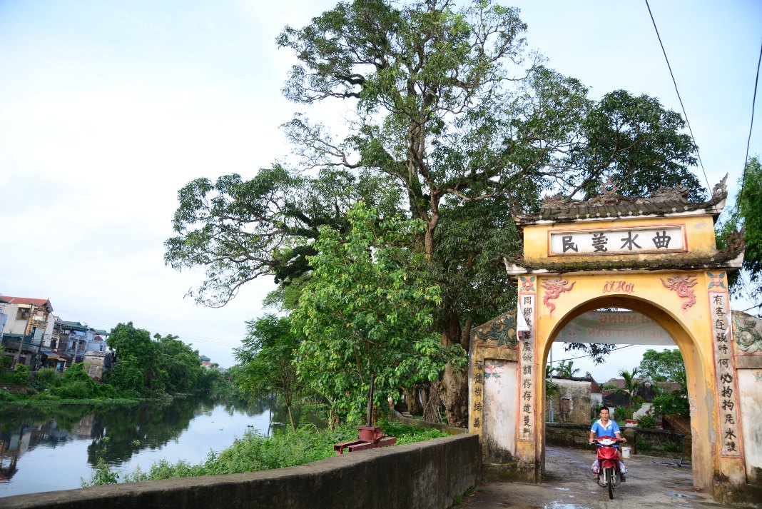 Ancient village by the river in Ha Noi