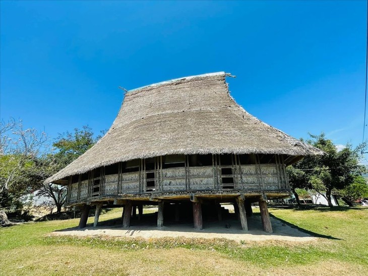 Typical house of the Gie Trieng in Kon Tum