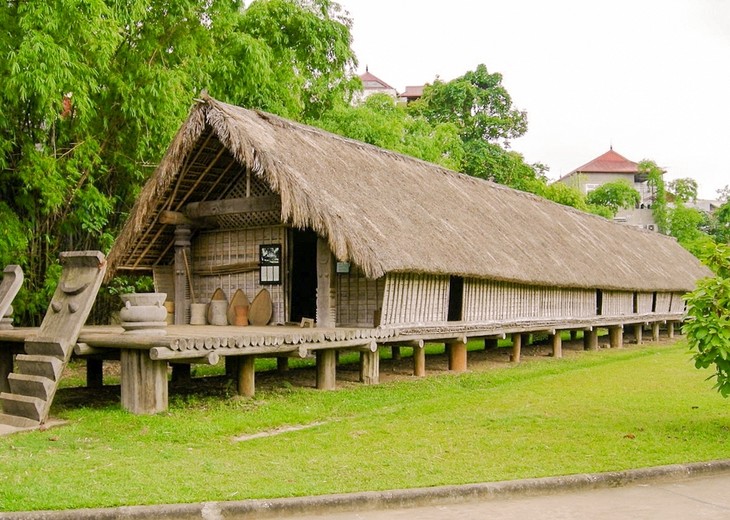 Unique longhouse in the Central Highlands