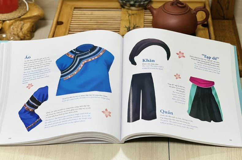 Bilingual book on the clothing of Vietnamese ethnic women launched