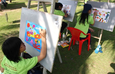 Đà Nẵng: Học sinh thi vẽ tranh bảo vệ môi trường - Môi trường Du lịch