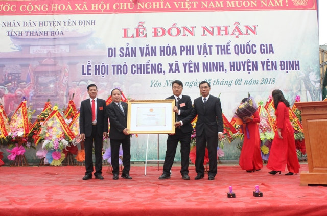Hà Nội, Thanh Hóa cùng đón bằng công nhận Di sản văn hóa phi vật thế Quốc gia