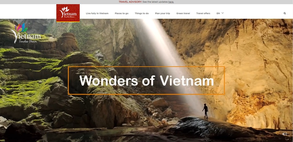 Website vietnam.travel của Tổng cục Du lịch tăng hạng mạnh trên thế giới